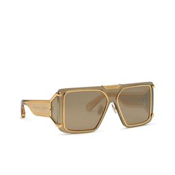 PHILIPP PLEIN Men Brown Lens & Gold-Toned Square Sunglasses with-image-44