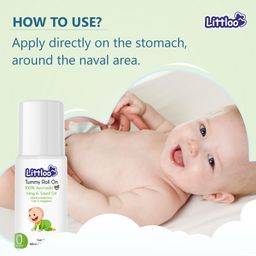 Littloo Tummy Roll-On for Kids | Relief from colic pain and indigestion | Enriched With Hing and Saunf - 40 ml image 5