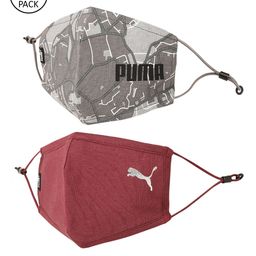 Puma Unisex Pack Of 2 Adjustable Topo AOP 5-Ply Outdoor Masks-18