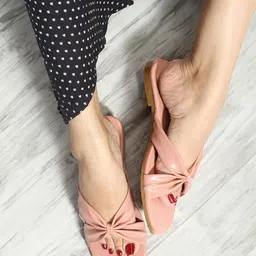 Denill Textured Open Toe Flats-18