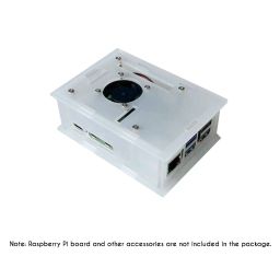 Raspberry Pi 5 Acrylic Case Cooling Fan Cover Protective Shell Box for Raspberry Pi 5 4GB/8GB - RS5790Raspberry Pi 5 Acrylic Case Cooling Fan Cover Protective Shell Box for Raspberry Pi 5 4GB/8GB - RS5790-12