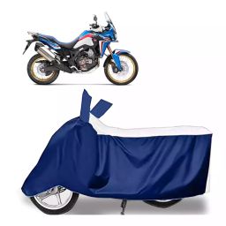 Auto Pearl Bike Cover for Honda CRF1000L Africa Twin BS6 (White & Blue)-image-57