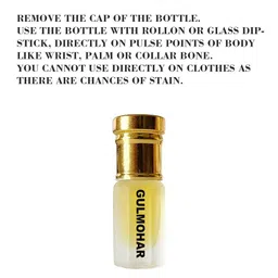 AZHEROUD Gulmohar Alcohol Free Attar- 3 ml image 5