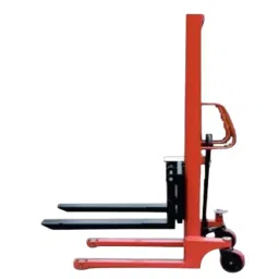 TIRUPATI Manual Hand Stacker 1500 Kg 1600 mm Maximum Lifting Height Orange & Black, HS1516-59
