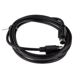 RS PRO DIN Cable Male 8 Pin mini-DIN to Female 8 Pin mini-DIN Black 2 m, 463552-39