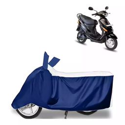 Auto Pearl Bike Cover for Hero Electric E Sprint (White & Blue)-image-30