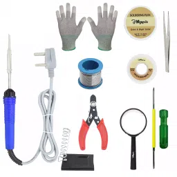 Hillgrove HGCM111 25W Electronic 10 in 1 Mobile Soldering Iron Equipment Tool Kit-10