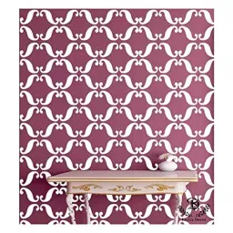 Kayra Decor Lattice Modern 16x24 Inch Wall Design Stencil Painting KHS418-image-14