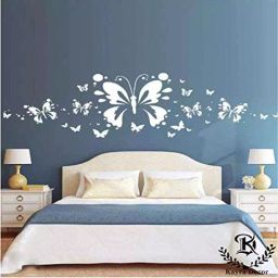 Kayra Decor Butterfly 24x40 Inch Wall Design Stencil Painting KDS36018-image-81