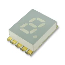 KINGBRIGHT Disp, SMD, 0.2", Cmn Anode, Red, KCSA02-101-48