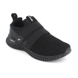 Sparx Men Black Mesh Running Non-Marking Shoes image 1