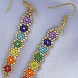 Threads & Beads Women Multi Earrings-image-73