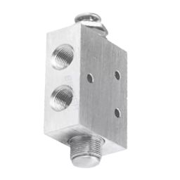 TECHNO 1/8 Inch Double Switch Air Manual Button Valve 41PP-01 image 2