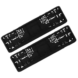 AllExtreme EXCPT02 License Plate Frames Compatible for Car - Black-image-36