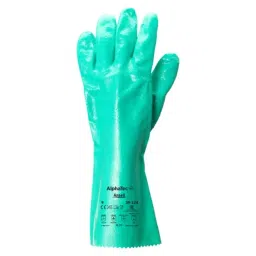 Ansell Alphatec 39-124 Green Cotton Chemical Resistant Work Gloves Size 7 Nitrile Coating, 39124070-picture-42
