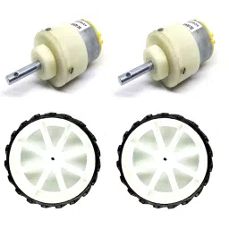 Invento 6V - 12V 5 Kg-cm 300 rpm DC Metal Geared Motor 110mm x 40mm-image-90