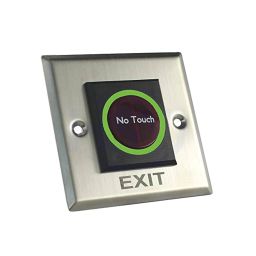 No Touch Stainless Steel Door Exit Switch/Touch Free Exit Push Release Button Switch for Electric Access Control - RS5798No Touch Stainless Steel Door Exit Switch/Touch Free Exit Push Release Button Switch for Electric Access Control - RS5798-10