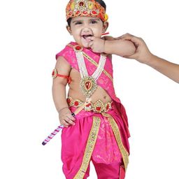 itsmycostume Kids Print Satin Maxi Dress-image-89