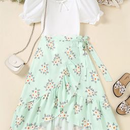 INCLUD Girls Top with Skirt-image-31