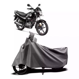 Auto Pearl Two Wheeler Cover with Bag for Hero Super Splendor, Silver-image-126