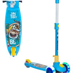 Zyamalox Smart Kick Scooter for Kids 3 Adjustable Height Scooter Foldable & Attractive PVC Wheels with Rare Brakes for Kids Age Upto 3+ Years ( Assorted Colour)-26