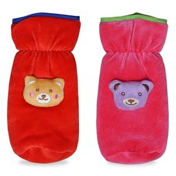 Chinmay Kids Baby Feeding and Nursing Bottle Cover Attractive Cartoon Pack Of 2 (Red, Pink)-image-98