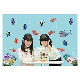 Jaamso Royals Under Sea Shark Fish 3D Cartoon Wall Sticker-image-49