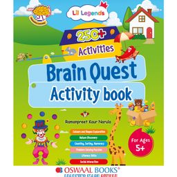 250+ Activities Brain Quest Activity Book for Early Learning Kids (Age 5+) | Colours & Shapes, Nature Discovery, Fun,Brain-Boosting Games, Counting, Sorting, Numeracy, Puzzles & Literacy Skills-image-2