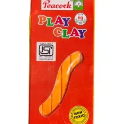 Peacock Single Color Clay Bar, Mango Orange, 150 g (Pack of 6) | Clay Toy For Kids | Non-Toxic | Clay Set For Kids | Modelling Clay For Kids | Creative Art & Crafts | Gifts For Kids |-picture-12