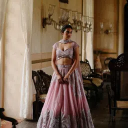 Geethika kanumilli Embroidered Beads and Stones Ready to Wear Lehenga & Blouse With Dupatta-picture-54