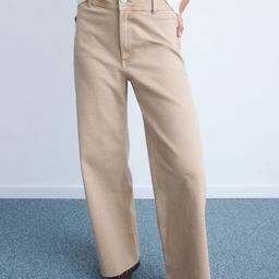 MANGO Women High-Rise Wide Leg Stretchable Jeans-picture-42