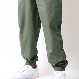 Kranium Men Pure Cotton Casual Trousers-image-120