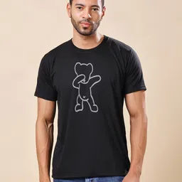 Men Reflective Fluorescent Glow In Dark T-shirt-image-51