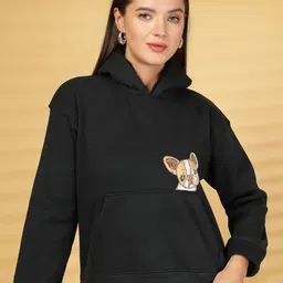 Juelle Women Graphic Printed Hooded Pullover Sweatshirt-picture-33