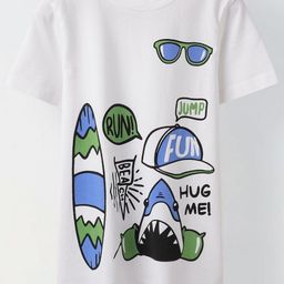 SPUNKIES Boys Printed Pockets T-shirt-image-55