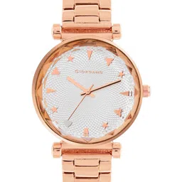 GIORDANO Women Dial & Stainless Steel Bracelet Style Straps Analogue Watch GD-4211-22-35
