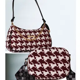 BANDICOOT Set OF 2 Structured Sling Bag with Tasselled-47