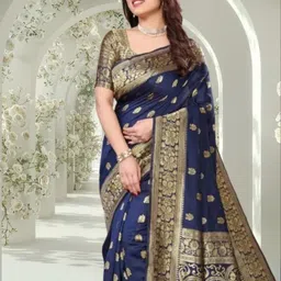 GAVUBAA Blue Pure Georgette Leheriya Sarees-picture-11