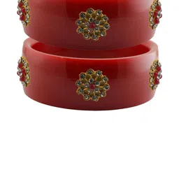 Vidhya Kangan Multi-Coloured Brass Bangles-68