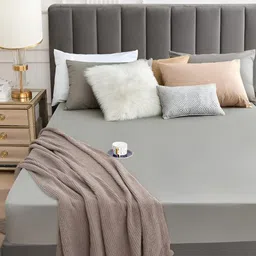 Ultrasleep Grey Terry Water Resistant Mattress Protector-image-13