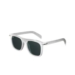 PIRASO Unisex Square Sunglasses with UV Protected Lens 2037 WHITE-6