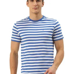 AMSWAN Men Striped Pockets T-shirt-image-13