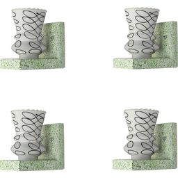 SOMIL Black Glass Cylinder Printed Wall Lamps-picture-45