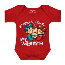 Arvesa Infants Little Valentine Printed Bodysuit-picture-40