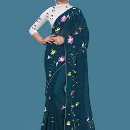 Avojee Ethnic Motifs Printed Saree-picture-25