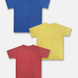 Here&Now X Game Begins Boys Set of 3 Assorted Printed T-shirts image 4