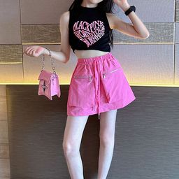 LULU & SKY Girls Typographic Printed Pure Cotton T-Shirt With Skirt-image-53