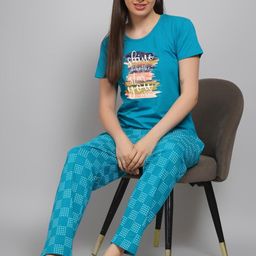 FITIN OUTFIT Women Pure Cotton Nightdress-image-48