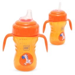 Mee Mee 2 in 1 Sprout & Straw Sipper Cup Orange - 240 ml-15