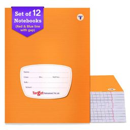 Target Four Line Ruled Small Notebooks Pack of 12 - 172 Pages each-16